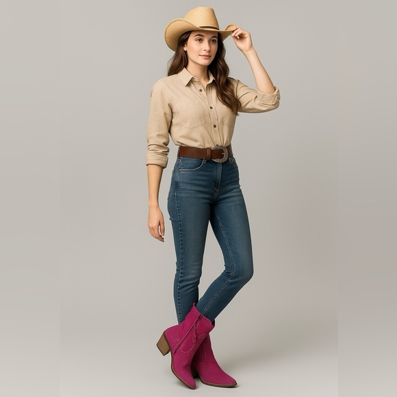 1529- Dingo Suede Ankle Women's Boots Size 7 NWT - Picture 1 of 10